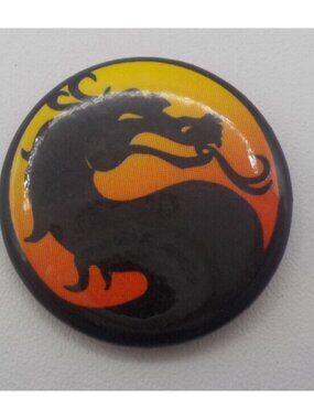 VRG Mortal Kombat Sega Genesis Arcade 1992 Promo Mini Pin Button - TRU Promo